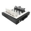 Chess board, chess set, marble chess set