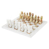 RADICALn Natural Marble Black and White Staunton Tournament Chess Set