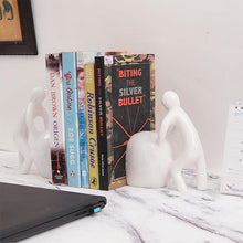 Load image into Gallery viewer, stoneman bookends, decorative bookends, marble bookends
