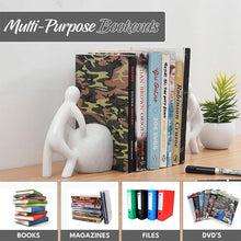 Load image into Gallery viewer, stoneman bookends, decorative bookends, marble bookends
