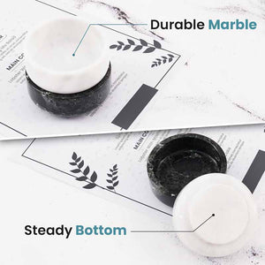 Radicaln Handmade Marble Sauce Cups - Dipping Bowl Cup Set