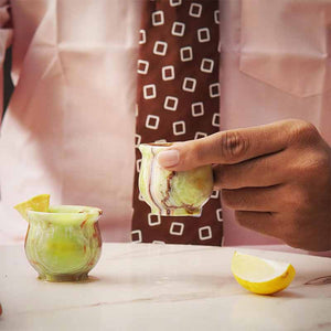 Handmade Marble Tequila Shot Glasses