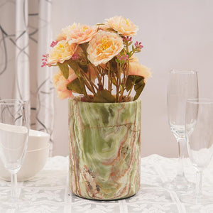 utensil holder-marble utensil holder