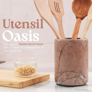 Marble Utensil Holder - Home Accessories