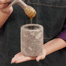 Load image into Gallery viewer, honey jar, honey jar with dipper
