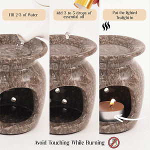 Premium Marble Oil Burner