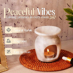 Premium Marble Oil Burner