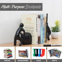 Load image into Gallery viewer, stoneman bookends, decorative bookends, marble bookends
