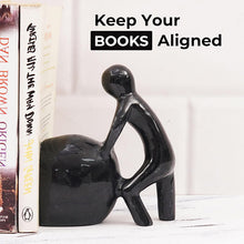 Load image into Gallery viewer, stoneman bookends, decorative bookends, marble bookends
